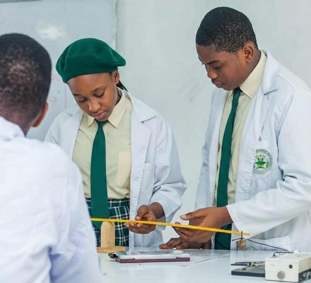 Students conducting hands-on science experiments
